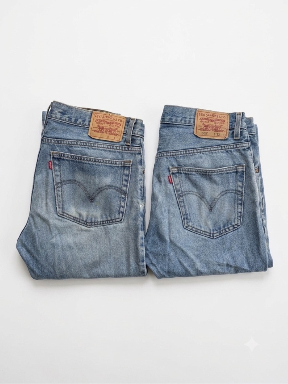 Vintage Levi's Light Blue Twin Pack Straight Leg Jeans